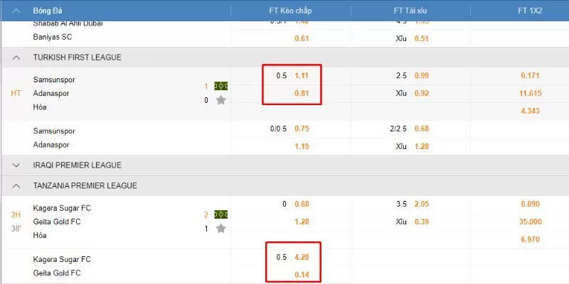 Lưu ý khi cá cược