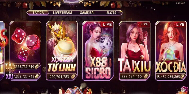 Sảnh game bài thu hút nhiều hội viên