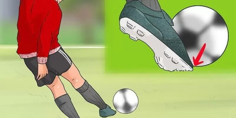 Thực hiện bằng mu bàn chân